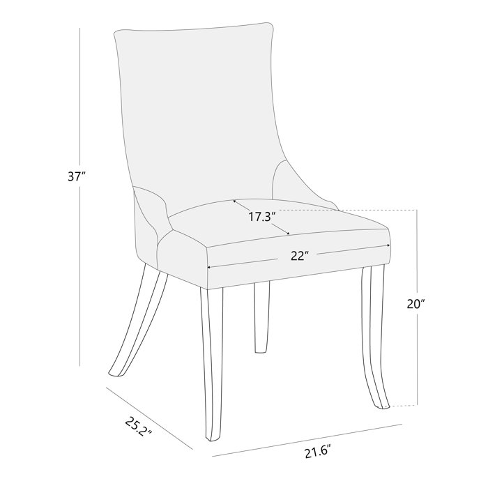 Red Barrel Studio® Upholstered Dining Chair & Reviews Wayfair
